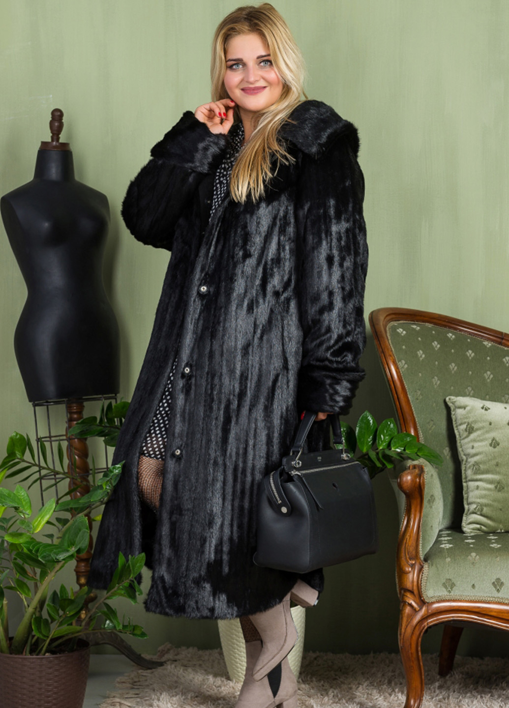 Шуба 2-050 чорна