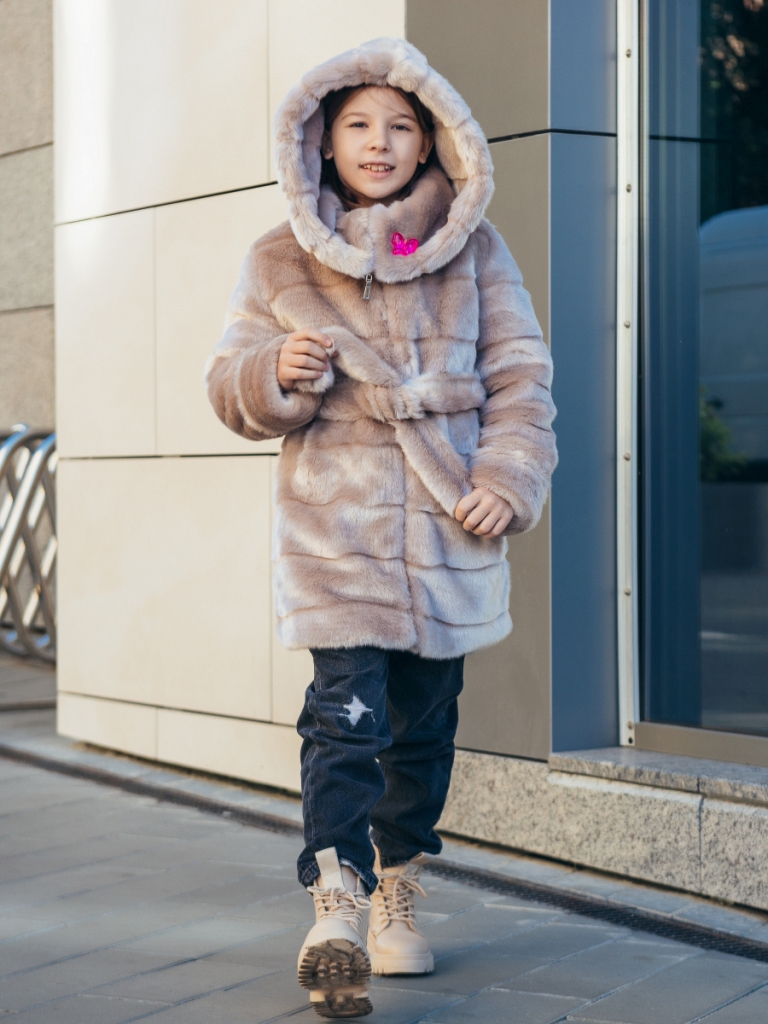 Шуба дитяча 3-014 перлина