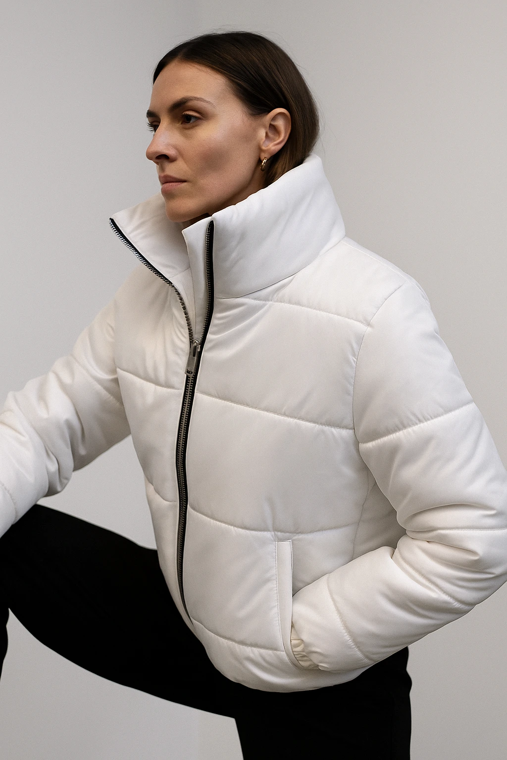 Куртка к-028 біла