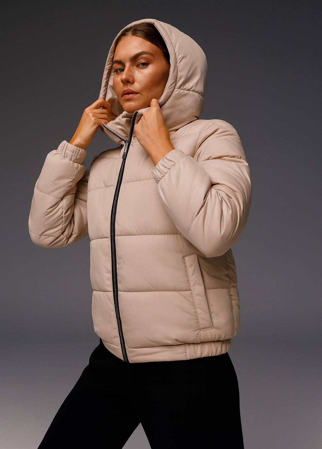 Куртка к-036 бежева