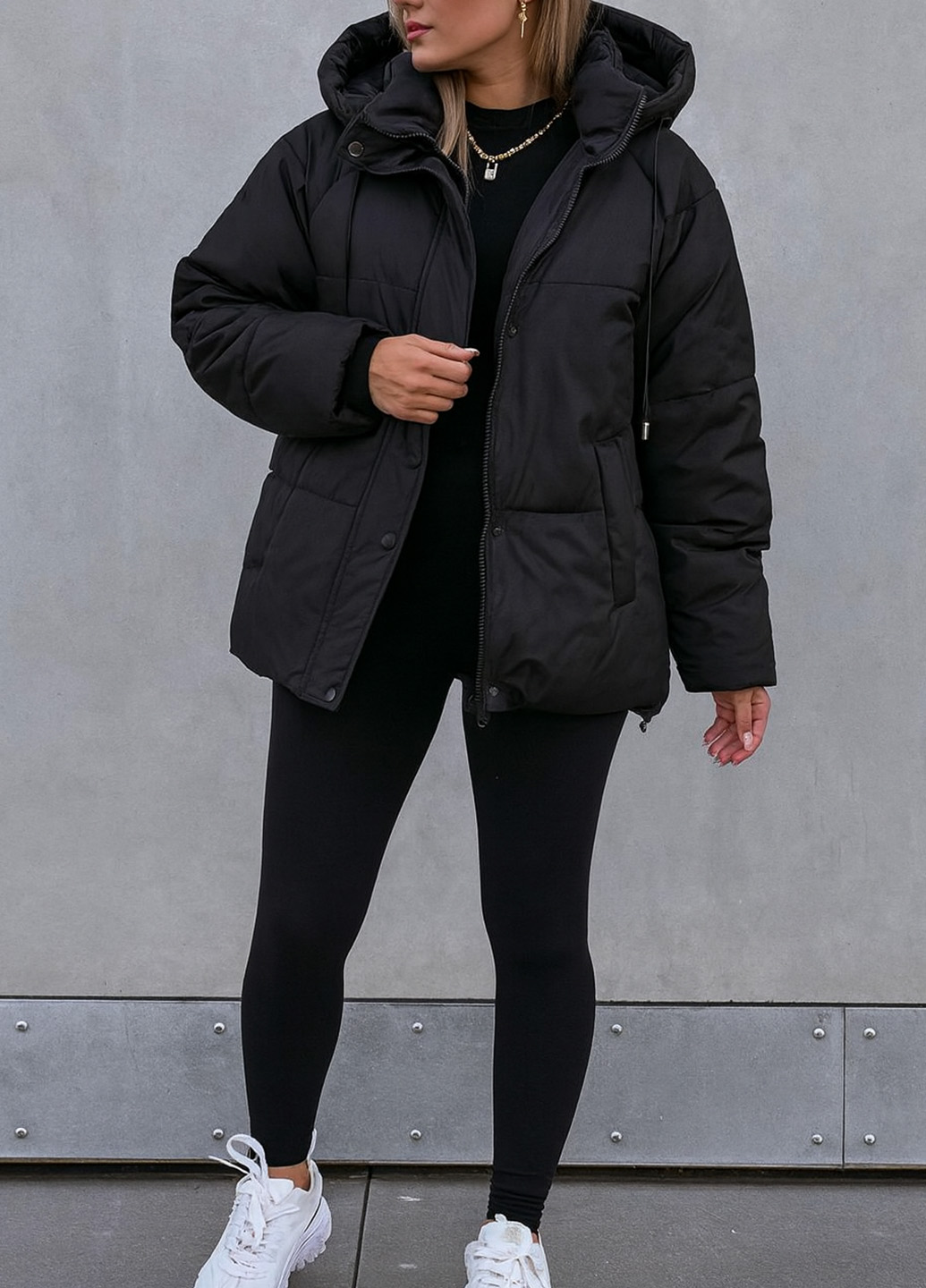 Куртка к-039 чорна