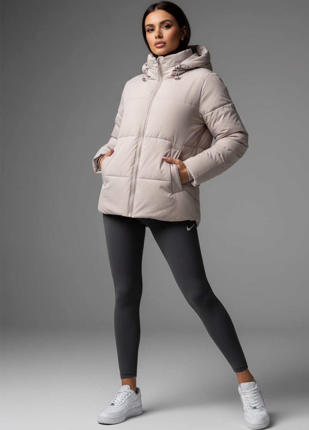 Куртка к-050 світло бежева