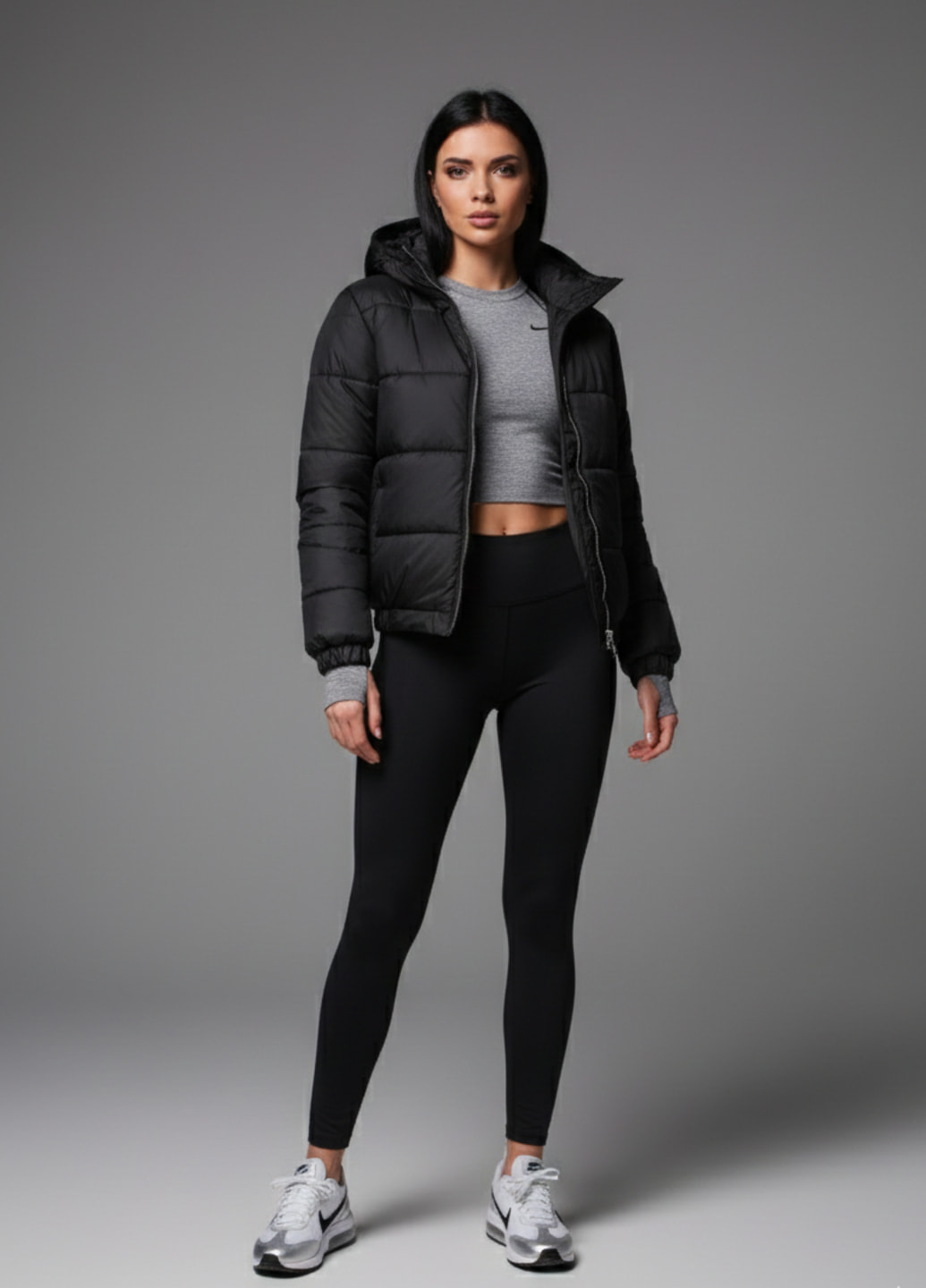 Куртка к-059 чорна