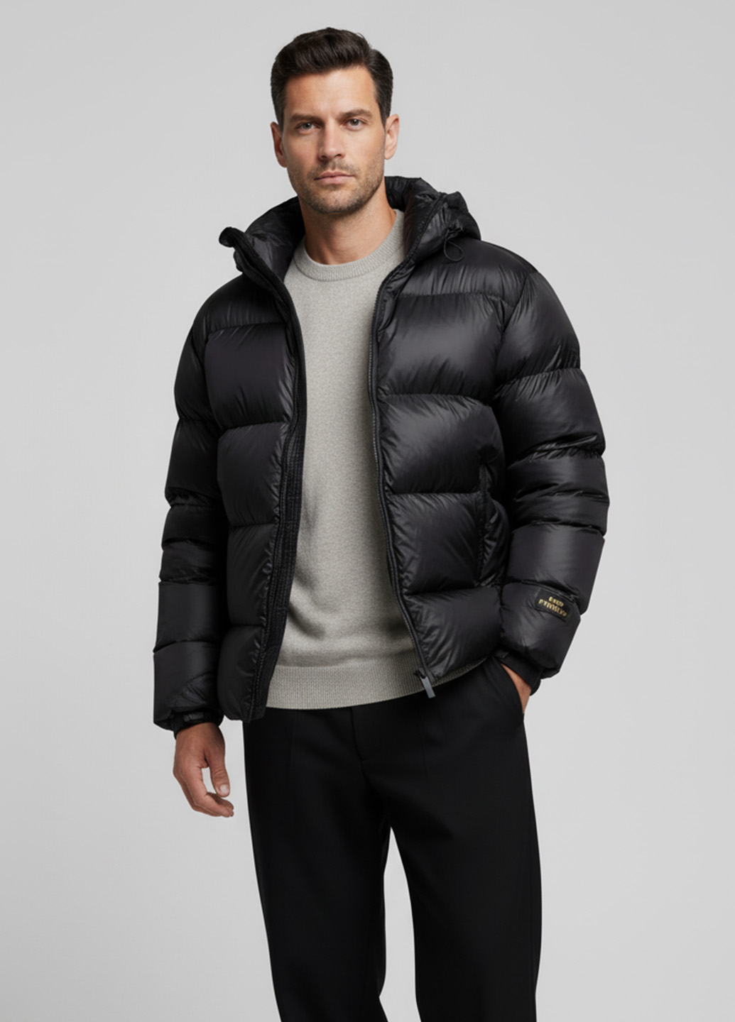 Куртка зимова км-008 чорний